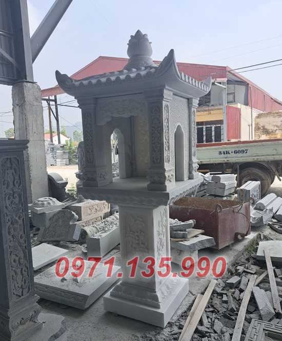 Giá cây hương đá - Kích thước mẫu miếu thờ bằng đá đẹp bán Tiền Giang