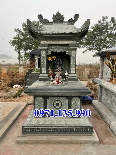 Mộ đá song thân - Mẫu mộ phu thê ông bà bố mẹ bằng đá bán Nghệ An