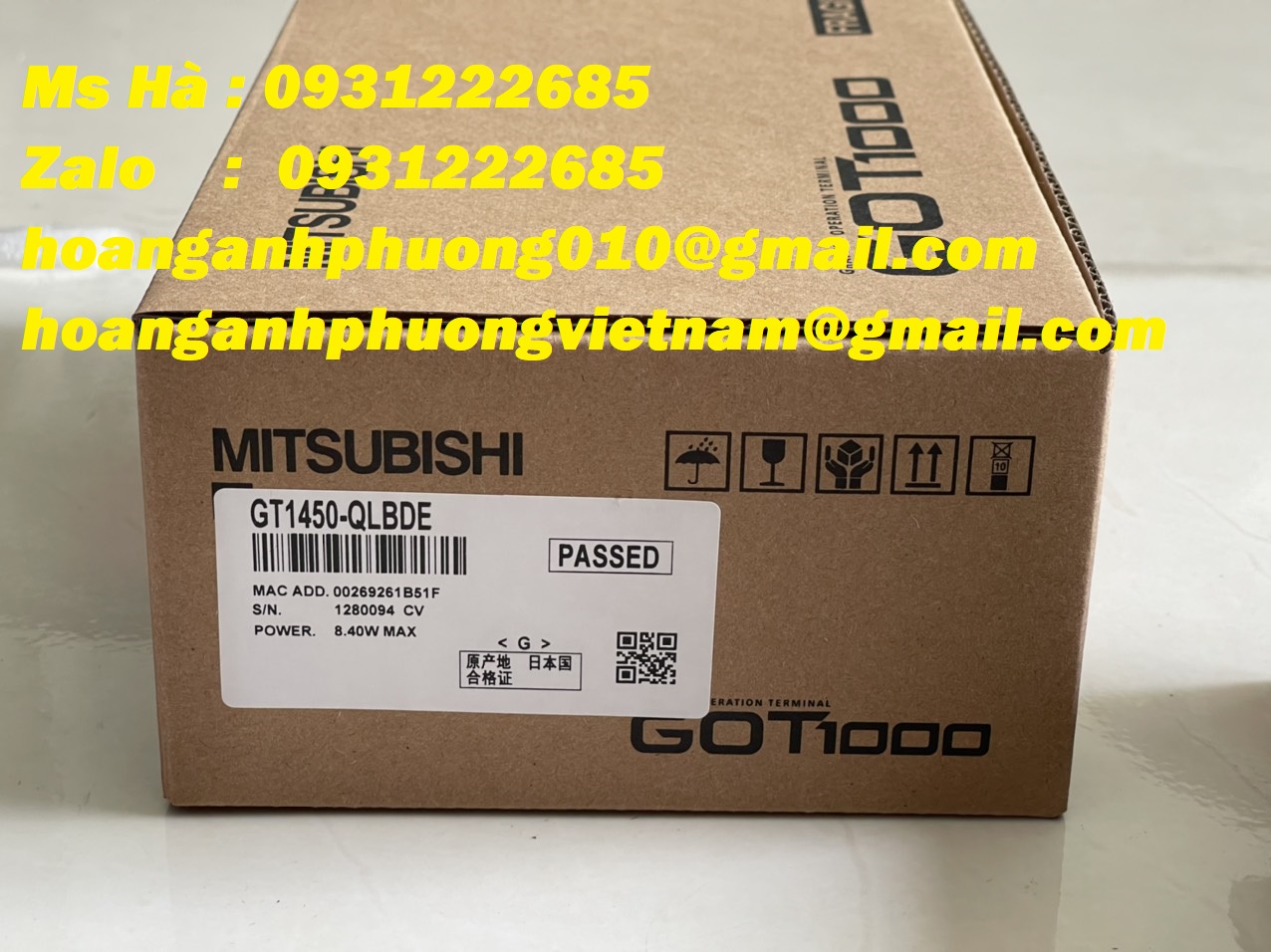 Nhập khẩu giá cạnh tranh dòng mitsubishi GT1450-QLBDE màn hình