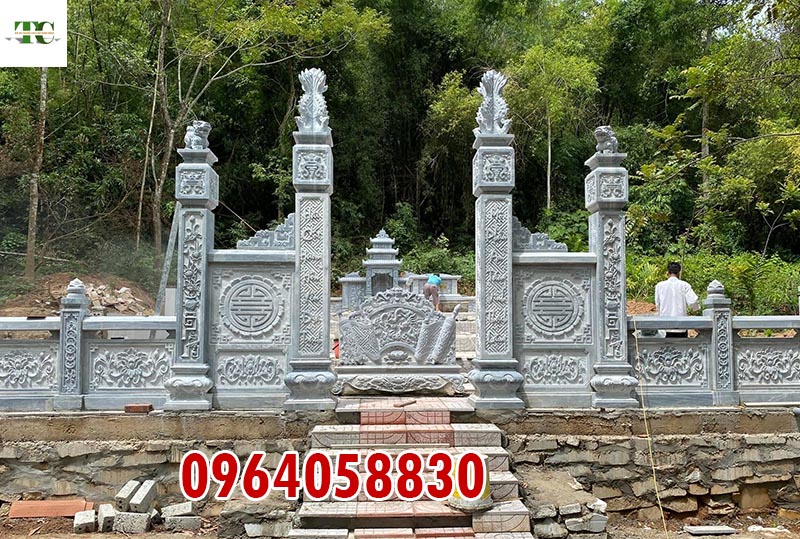 Cổng đá nhà thờ họ cổng đá đẹp 001 tại Ninh Bình