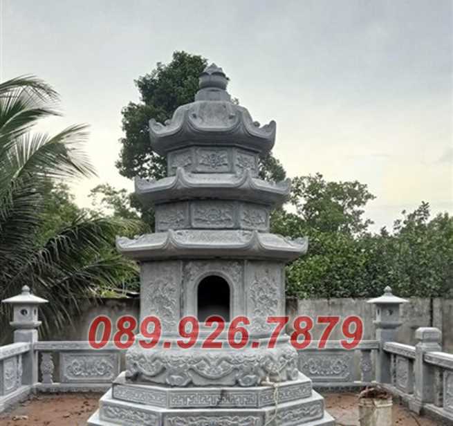 Mộ tháp đá - Mẫu mộ tháp chùa bằng đá đẹp bán