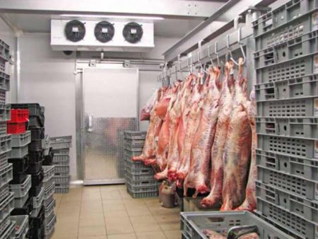 lắp đặt kho lạnh bảo quản thịt heo cung cấp siêu thị