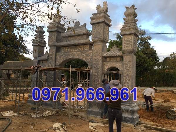 567 xây dựng - mẫu cổng đá xanh đẹp bán đắk lắk
