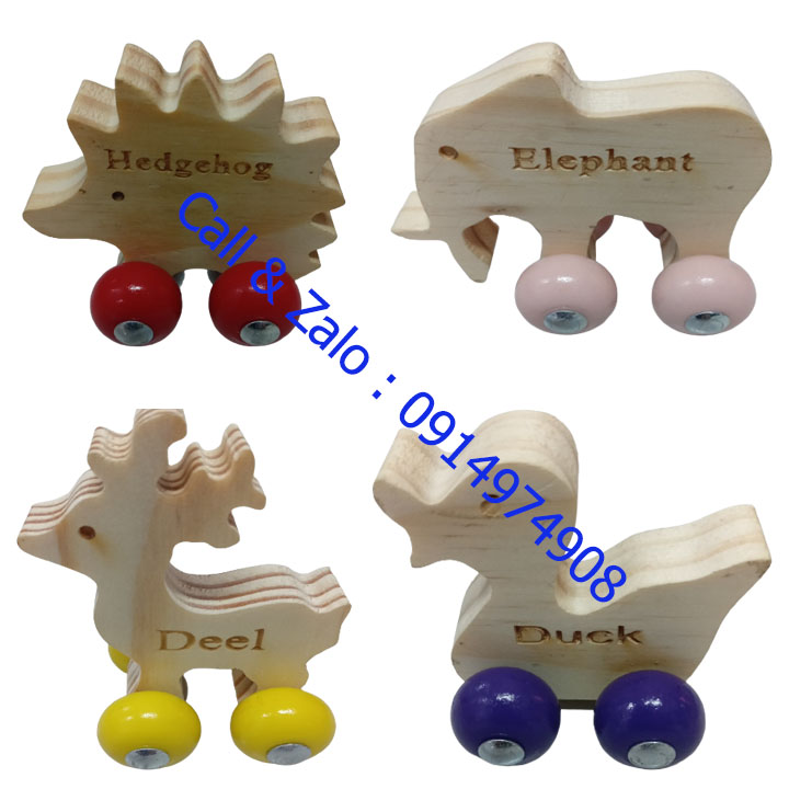 Đồ chơi con vật bằng gỗ-Sản xuất đồ chơi bằng gỗ-nhựa theo yêu cầu