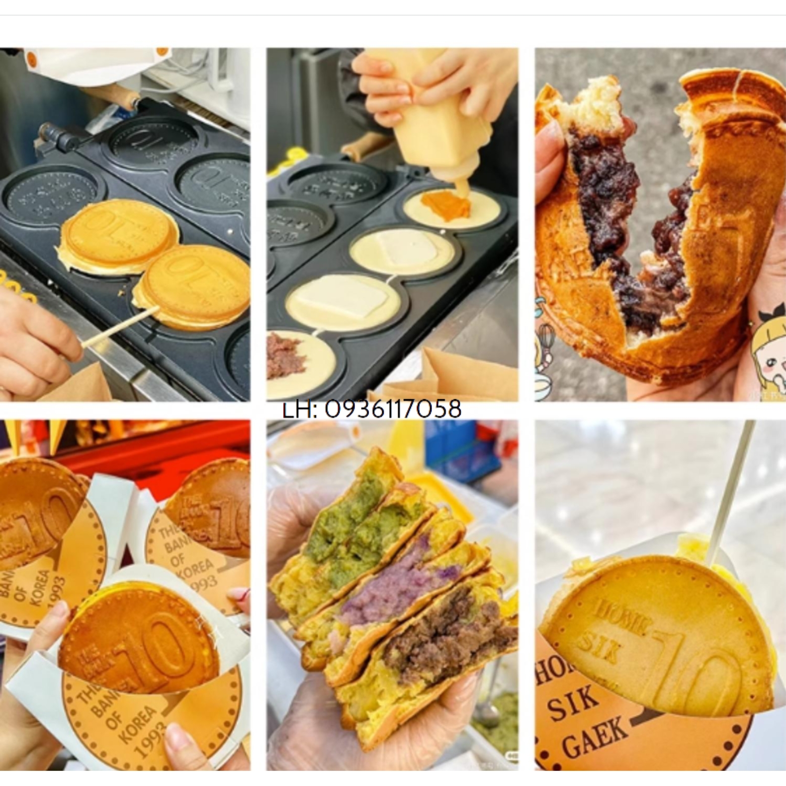 Máy làm bánh đồng tiền Hàn Quốc- xu hướng Hot Trend thế giới bánh