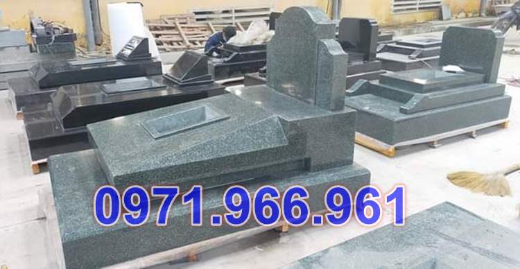 mẫu thiết kế mộ cao cấp, hiện đại đá đẹp bán lai châu - mộ đá xanh 234