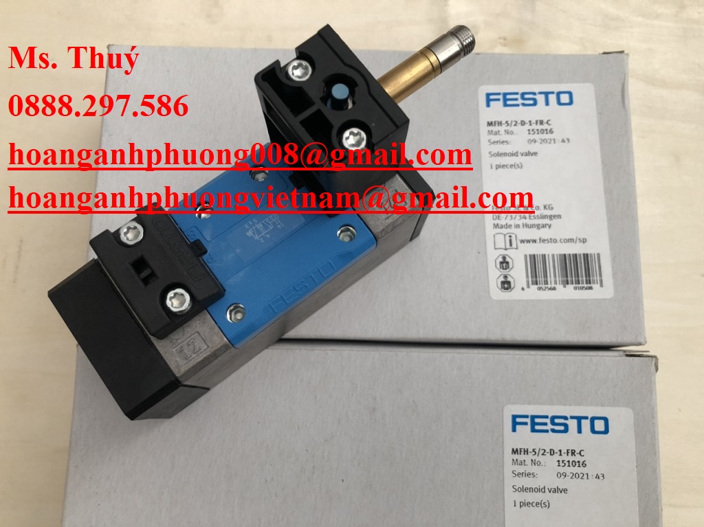 Van điện từ Festo MFH-5/2-D-1-FR-C - Mới 100% - Giá tốt