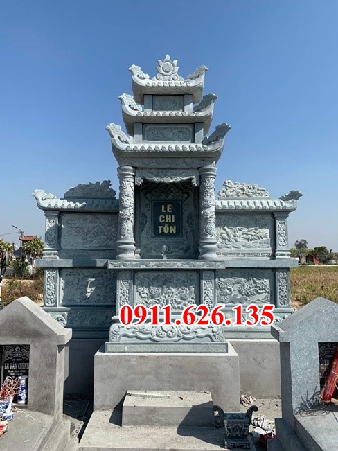 mẫu củng kì đài thờ đá xanh tự nhiên bán tại Tiền Giang