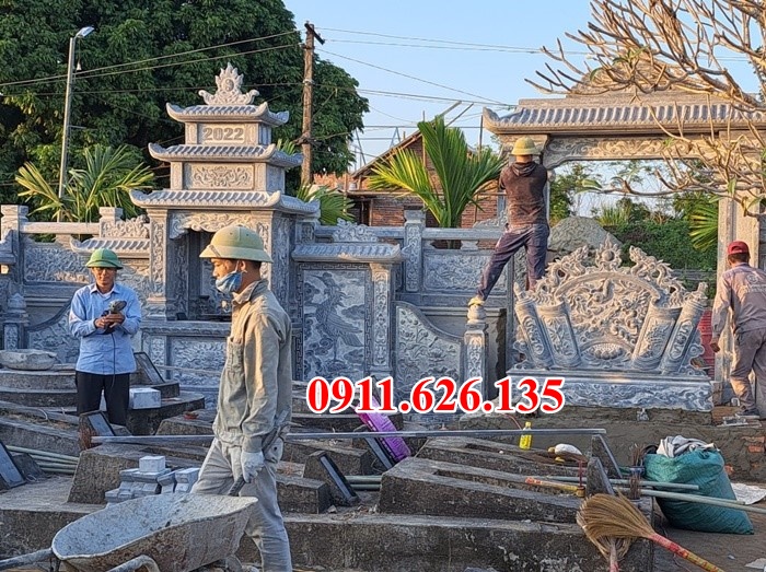 mẫu lầu thờ long đình bằng đá nguyên khối đẹp bán tại Lâm Đồng 11
