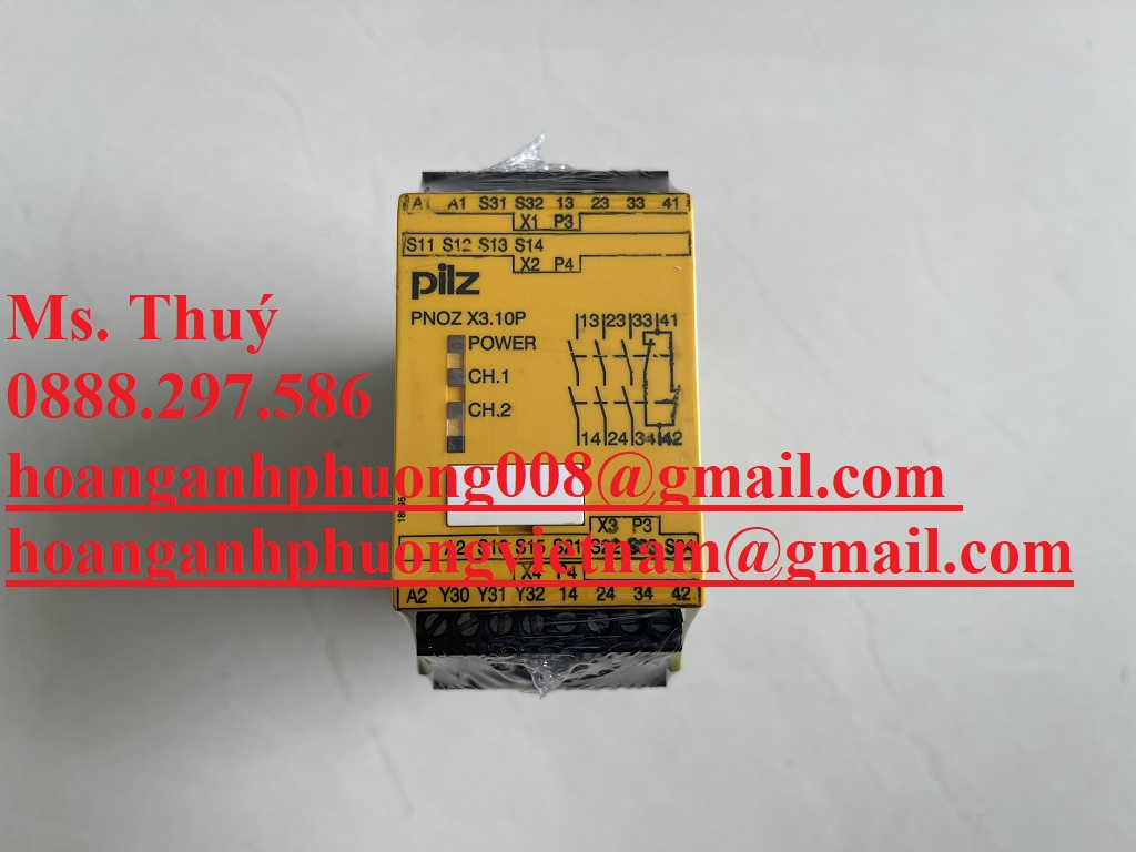 Rờ le an toàn PILZ PNOZ X3.10P - Nhập khẩu chính hãng