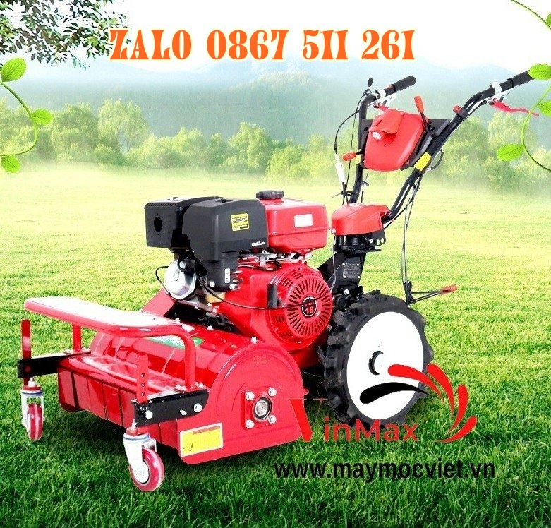 Máy cắt cỏ trục băm kawasaki TBX60 siêu khỏe 10 mã lực