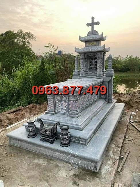 99 Mẫu mộ công giáo bằng đá tự nhiên bán tại Bà Rịa Vũng Tàu