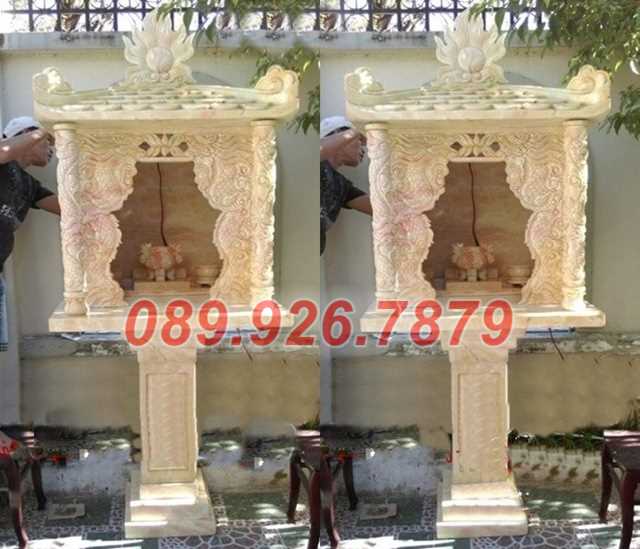 Mẫu bàn thờ thiên thờ thần linh, sơn thần bằng đá đẹp bán Bình Thuận