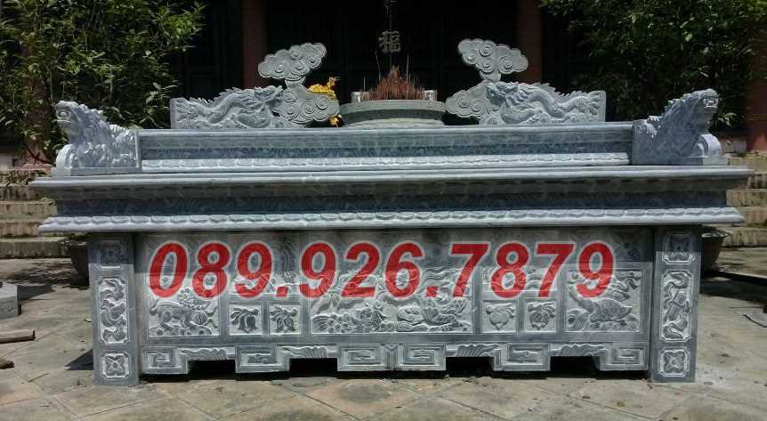 Bình Định bán bàn thờ đá đặt trước nhà thờ, nghĩa trang, lăng mộ đẹp