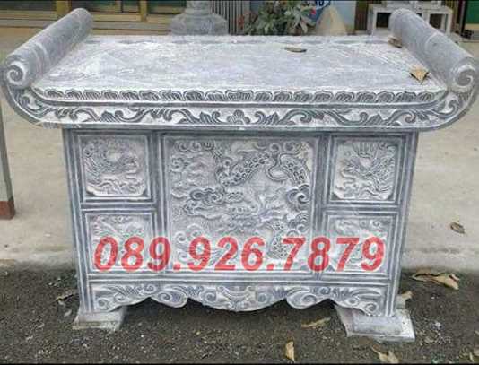 Mẫu bàn thờ đá nghĩa trang tổ tiên đẹp, giá rẻ bán Phú Yên - Bàn đá