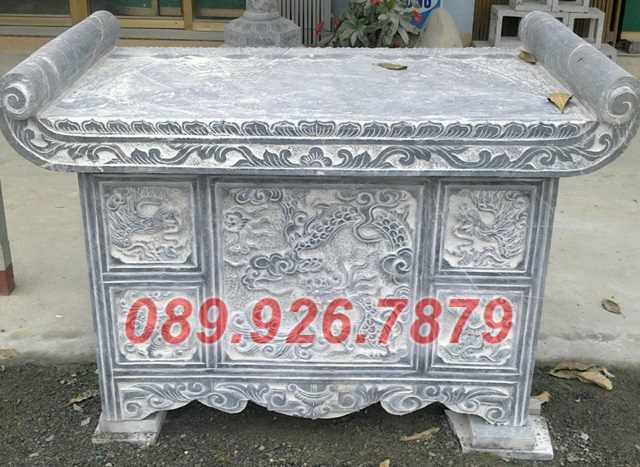 Mẫu bàn thờ đá nghĩa trang tổ tiên đẹp, giá rẻ bán Phú Yên - Bàn đá