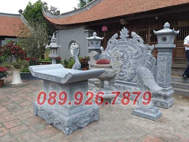 Bàn thờ đá - Mẫu bàn thờ đá lăng mộ ông bà, cha mẹ bán Bình Thuận