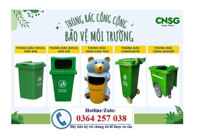 Thùng rác nhựa, thùng rác công cộng 120l 240l 360l 660l nhập khẩu