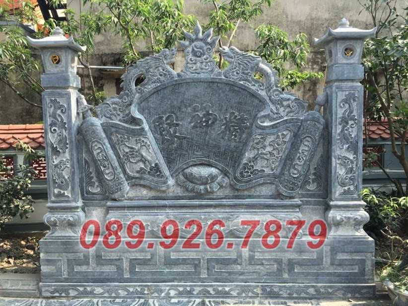 Bình phong đá - Mẫu bình phong đá đặt trước mộ đẹp bán Tây Ninh