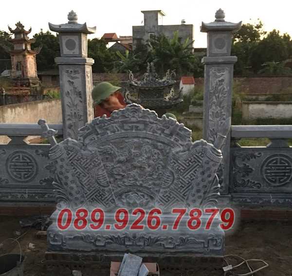 Bình phong đá - Mẫu bình phong đá nghĩa trang, lăng mộ bán Bình Thuận