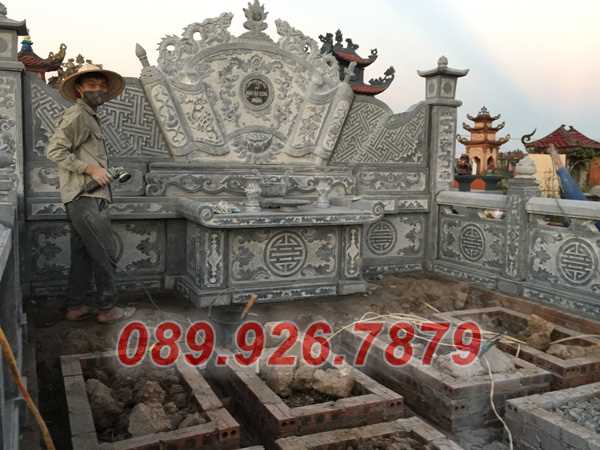 Bình phong đá - Mẫu bình phong đá nghĩa trang, lăng mộ bán Bình Thuận