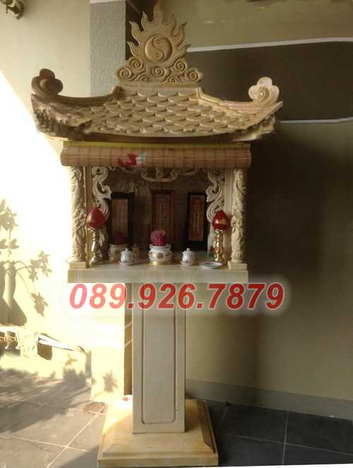 Những mẫu bàn thờ thiên đá miếu ngoài trời đẹp bán Bình Định