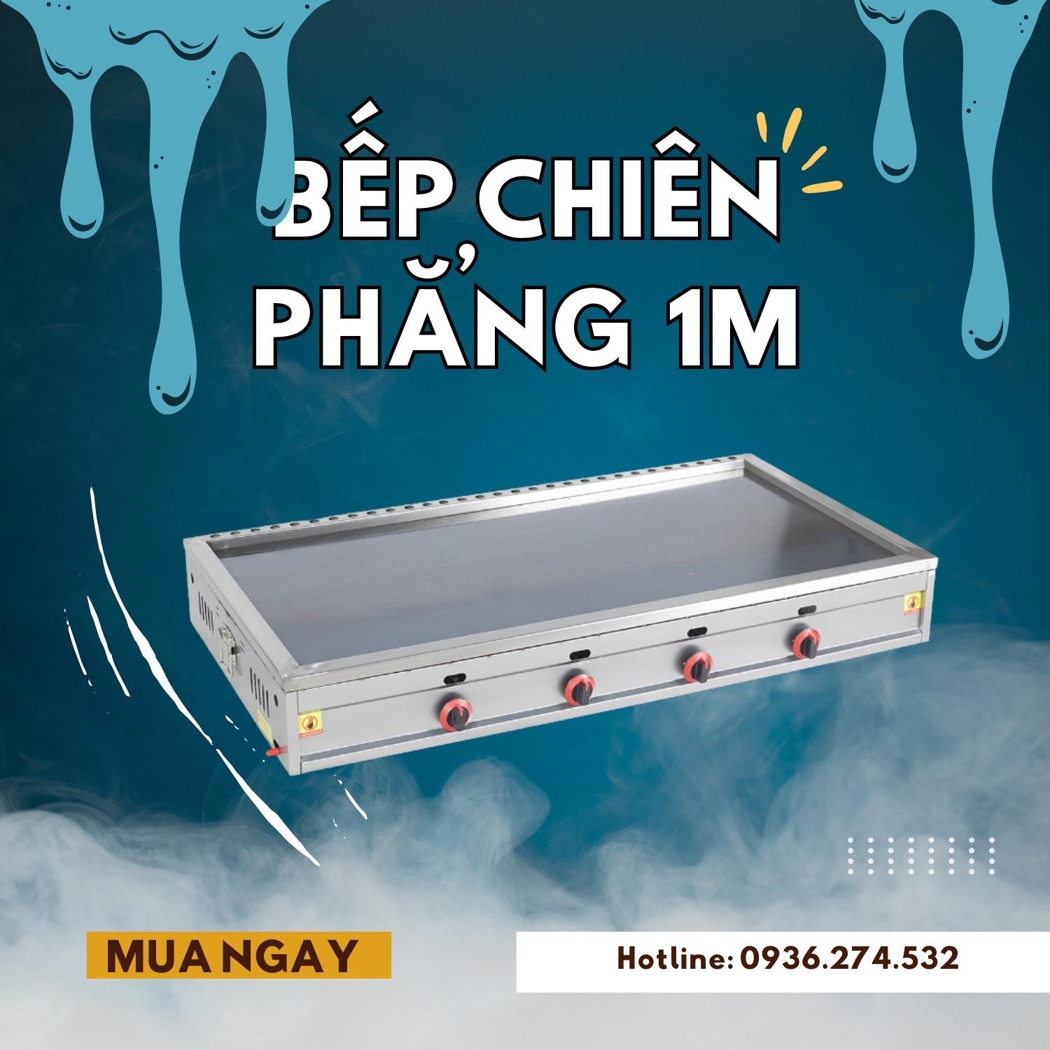 Bếp chiên phẳng gas size lớn  (90/ 100/ 120/ 150 cm)