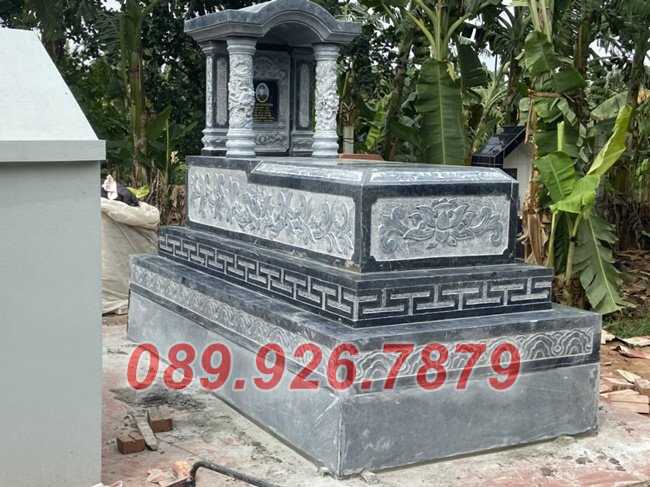 Mộ mái vòm - Mẫu mộ đá tam cấp mái vòm đẹp bán Đồng Tháp