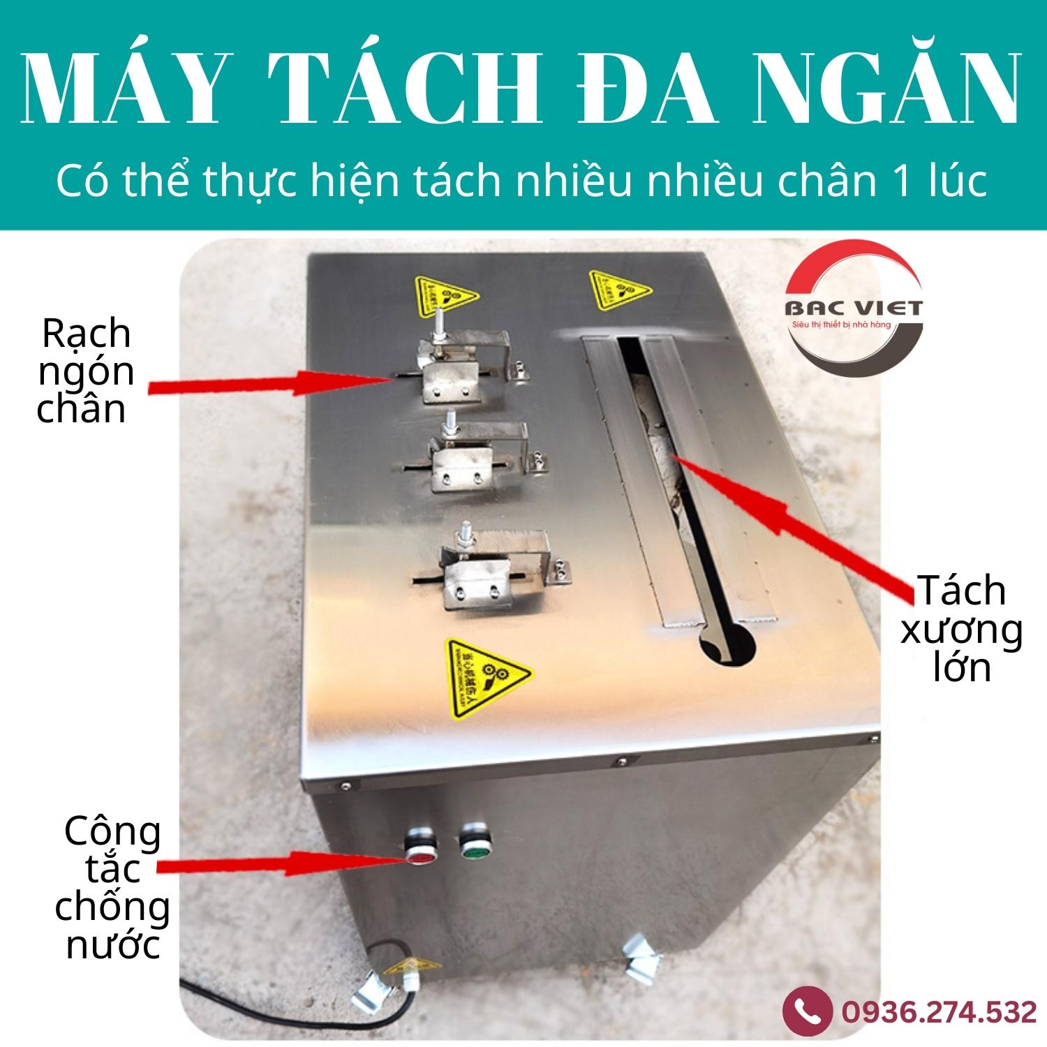 Máy tách xương chân gà tự động năng suất cao