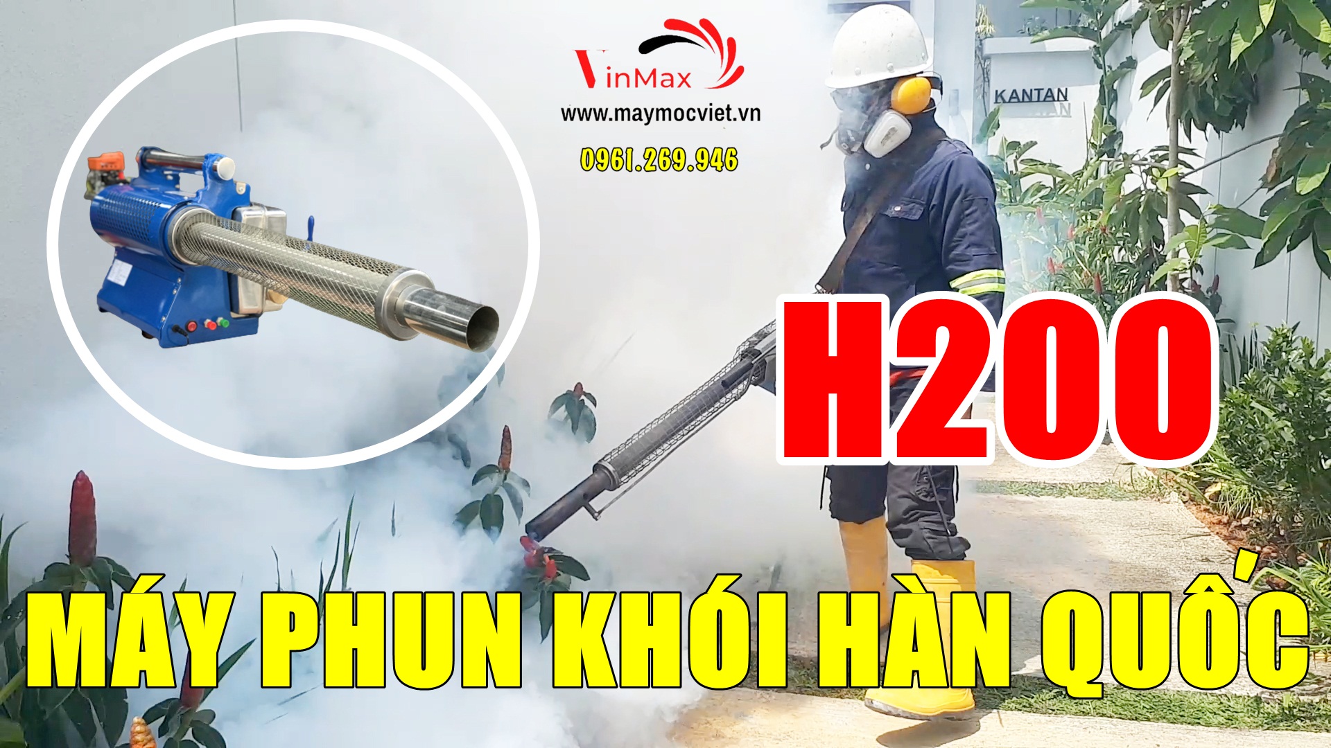 Máy phun khói Hàn Quốc Vector Fog H200 mẫu mới 2023
