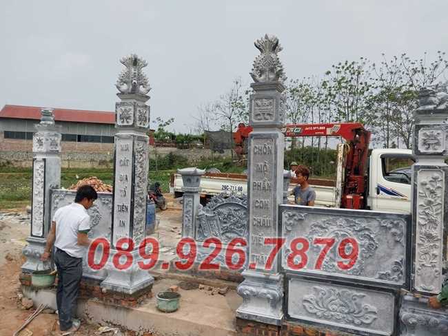 Cơ sở bán cổng đá đặt trước lăng mộ, chùa miếu đình làng bán Bình Dươn