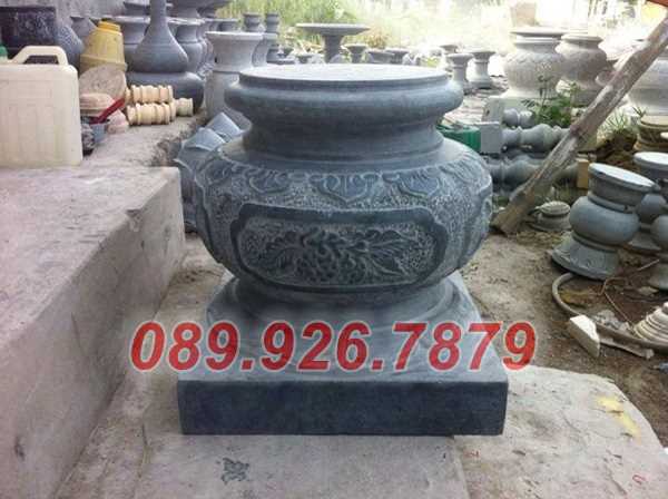 Chân cột đá - Mẫu chân cột đá nhà vườn bằng đá đẹp bán Bình Định