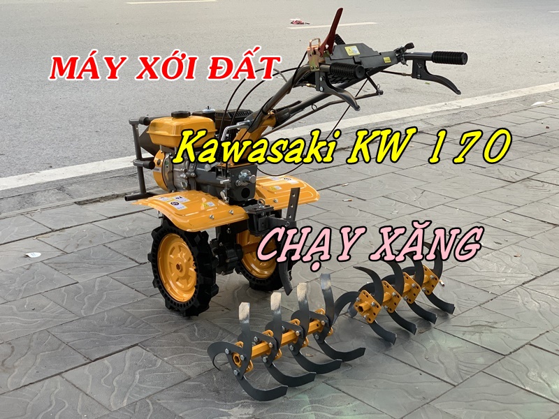 Máy xới đất Nhật Bản Kawasaki KW170 giá rẻ