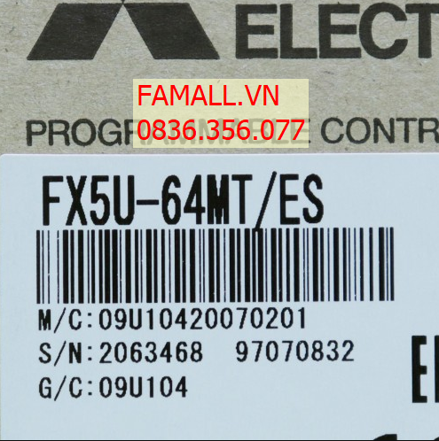 FX5U-64MT/ES Bộ lập trình PLC Mitsubishi