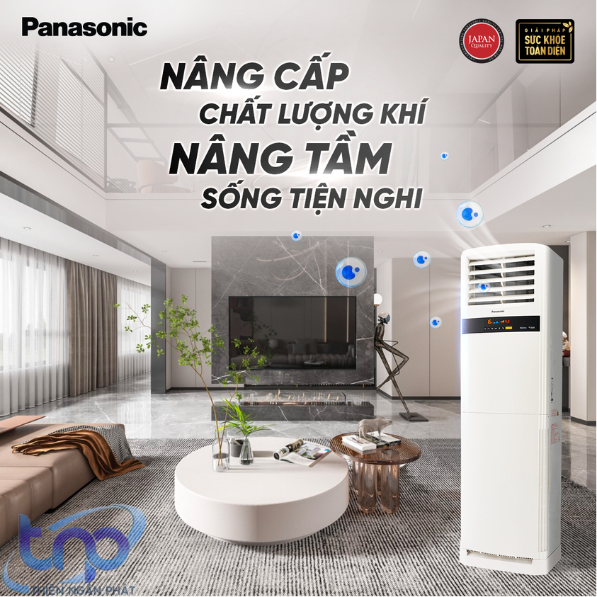 Máy lạnh tru đứng Panasonic - Đơn vị thi công chuyên nghiệp