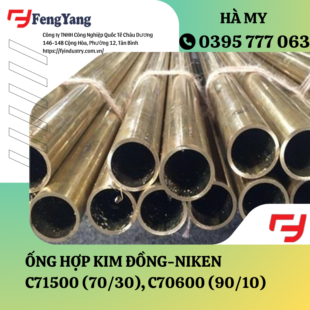 Ống hợp kim Đồng - Niken C71500, C70600...