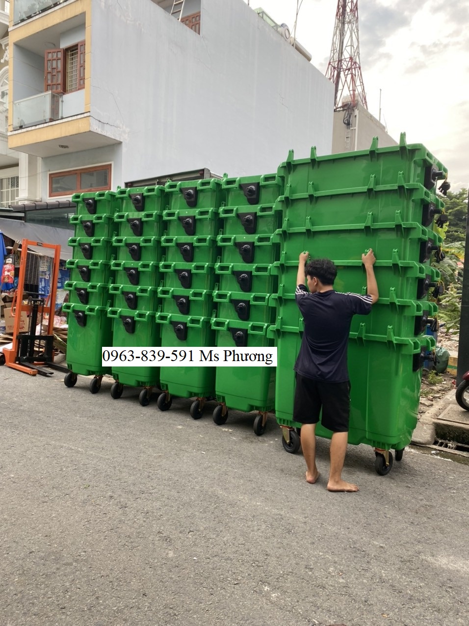 Khi sỉ thùng rác 120-240-660 lit giá tốt nhất tại tphcm