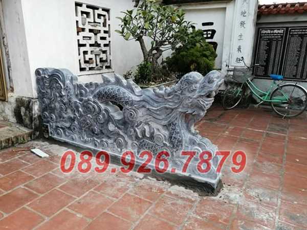 Rồng đá hai bên tam cấp - 20 mẫu rồng đá phong thủy đẹp bán Bình Định