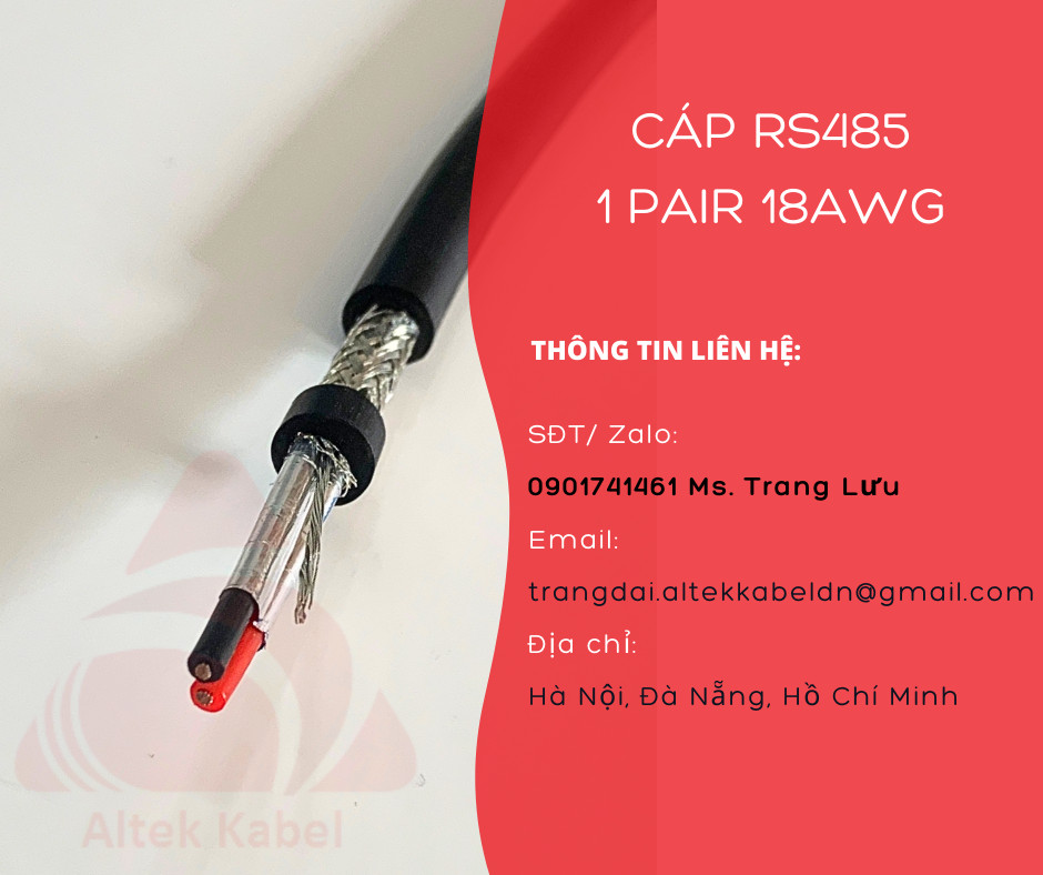 Dây cáp điều khiển chống nhiễu 3x0.75mm2