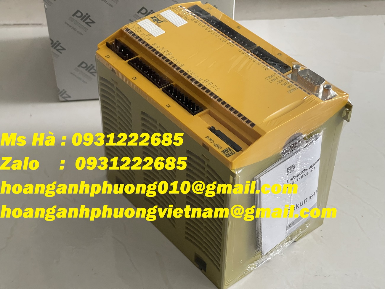 773100  PNOZ m1p  hãng Pilz  bộ điều khiển an toàn chính hãng