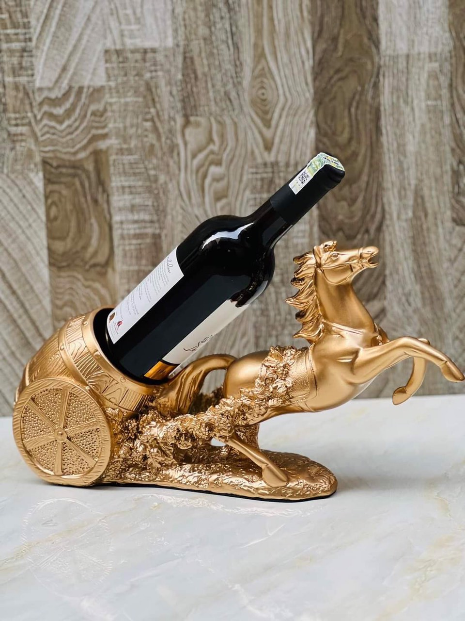Kệ Rượu Vang Hình Con Ngựa- quà tặng phong thuỷ