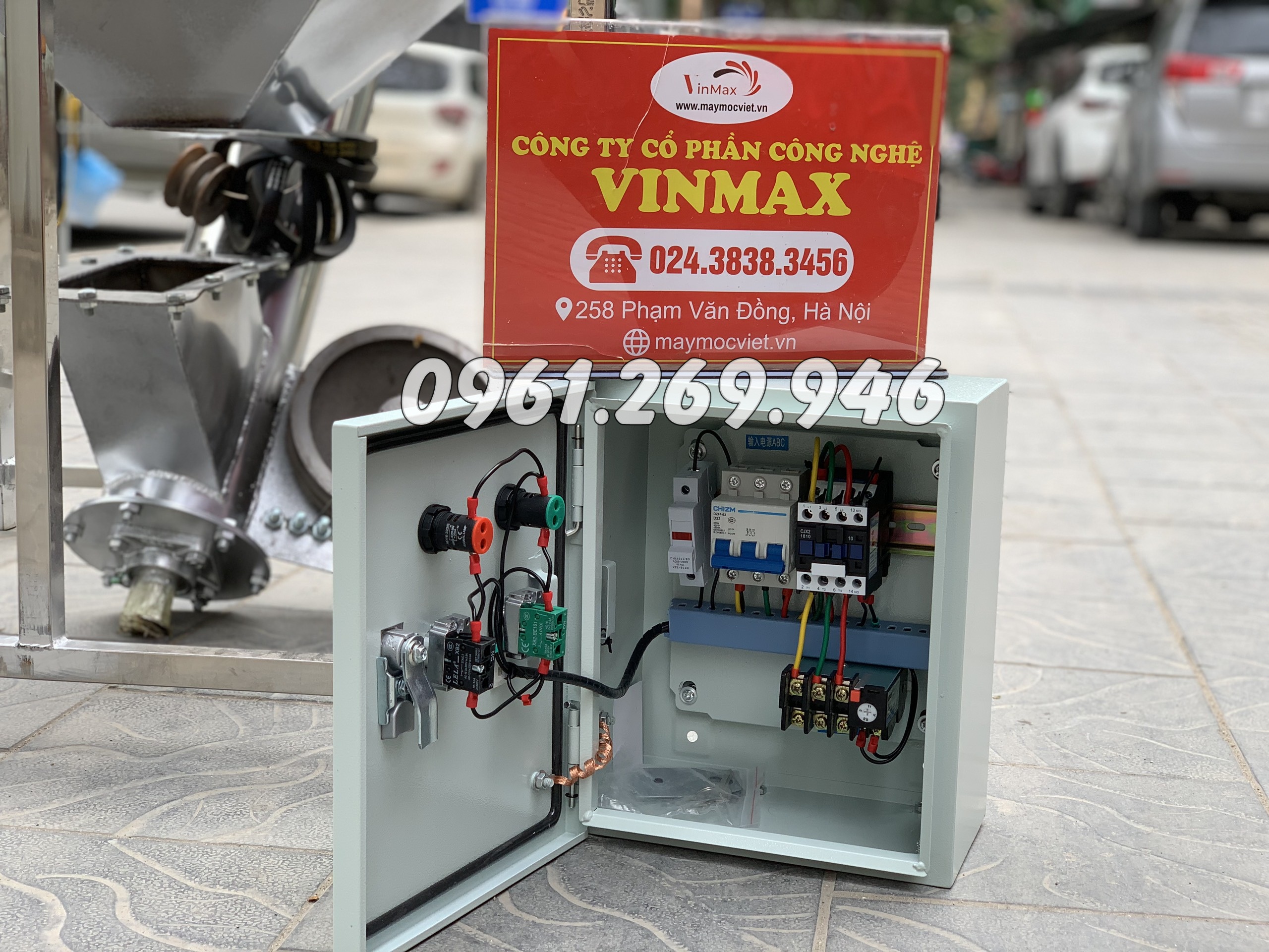 Máy cấp liệu inox trục vít Vinmax VMTV3000