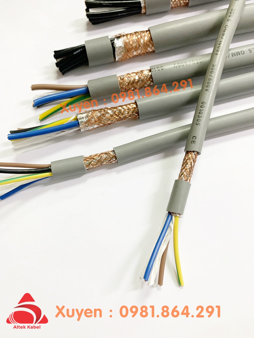 Cáo điện lõi đồng mềm 3x1.5mm2 chính hãng Altek kabel