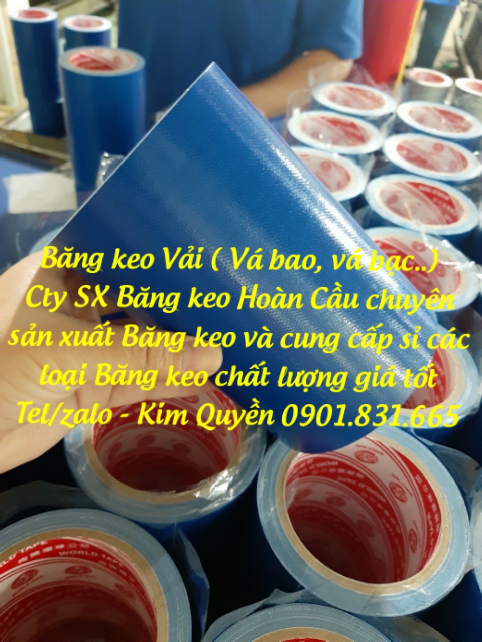 Băng Keo Vải Siêu Dính - Chất lượng tốt - Giá sỉ Tại Xưởng sản xuất