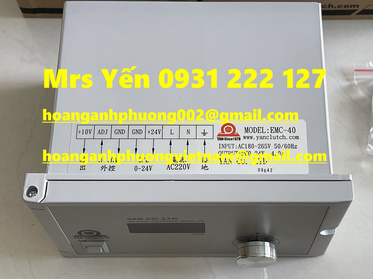 Bộ điều khiển lực căng EMC-40 hiệu Yan nhập khẩu mới giá siêu tốt