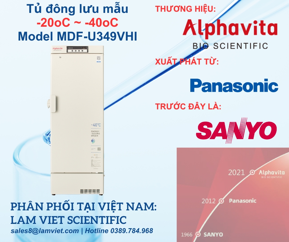 Tủ đông chứa mẫu Alphavital nhiệt độ từ -20 đến -40