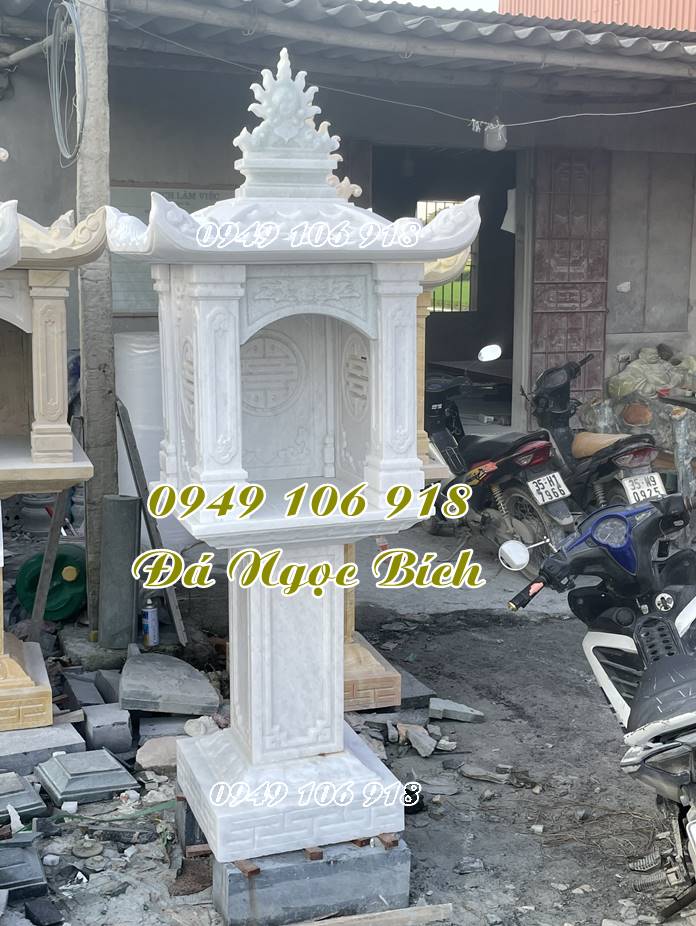 Hình ảnh cây hương đá trắng thờ ngoài trời tại Hà Nội
