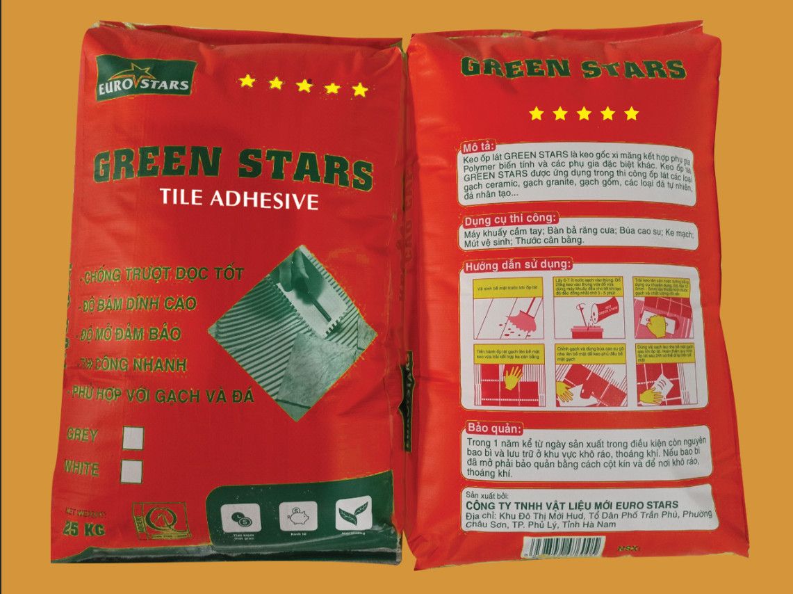 Keo ốp lát GREEN STARS giá tận nhà máy sản xuất