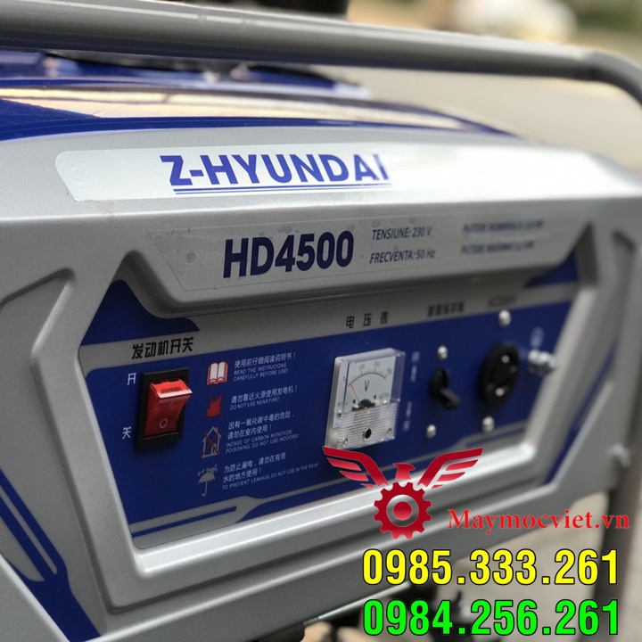 Máy phát điện xăng Z-huyndai 3kW HD4500 giá rẻ chất lượng cao