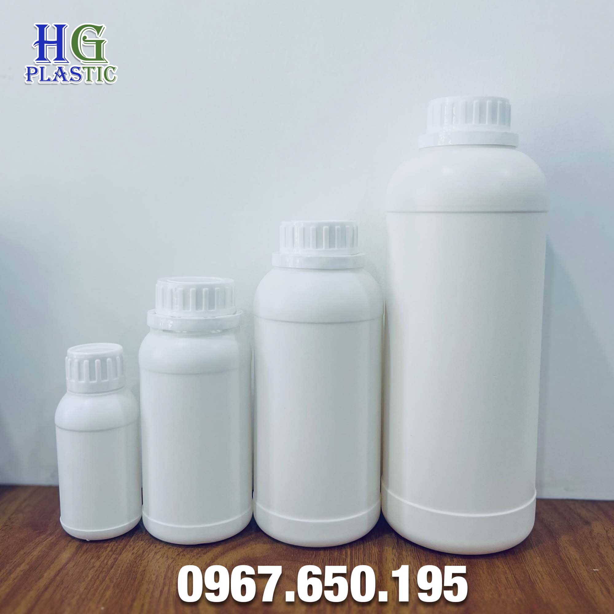 Chai nhựa đựng nông dược , vỏ chai BVTV , Chai 1000ml, Chai 500ml ...